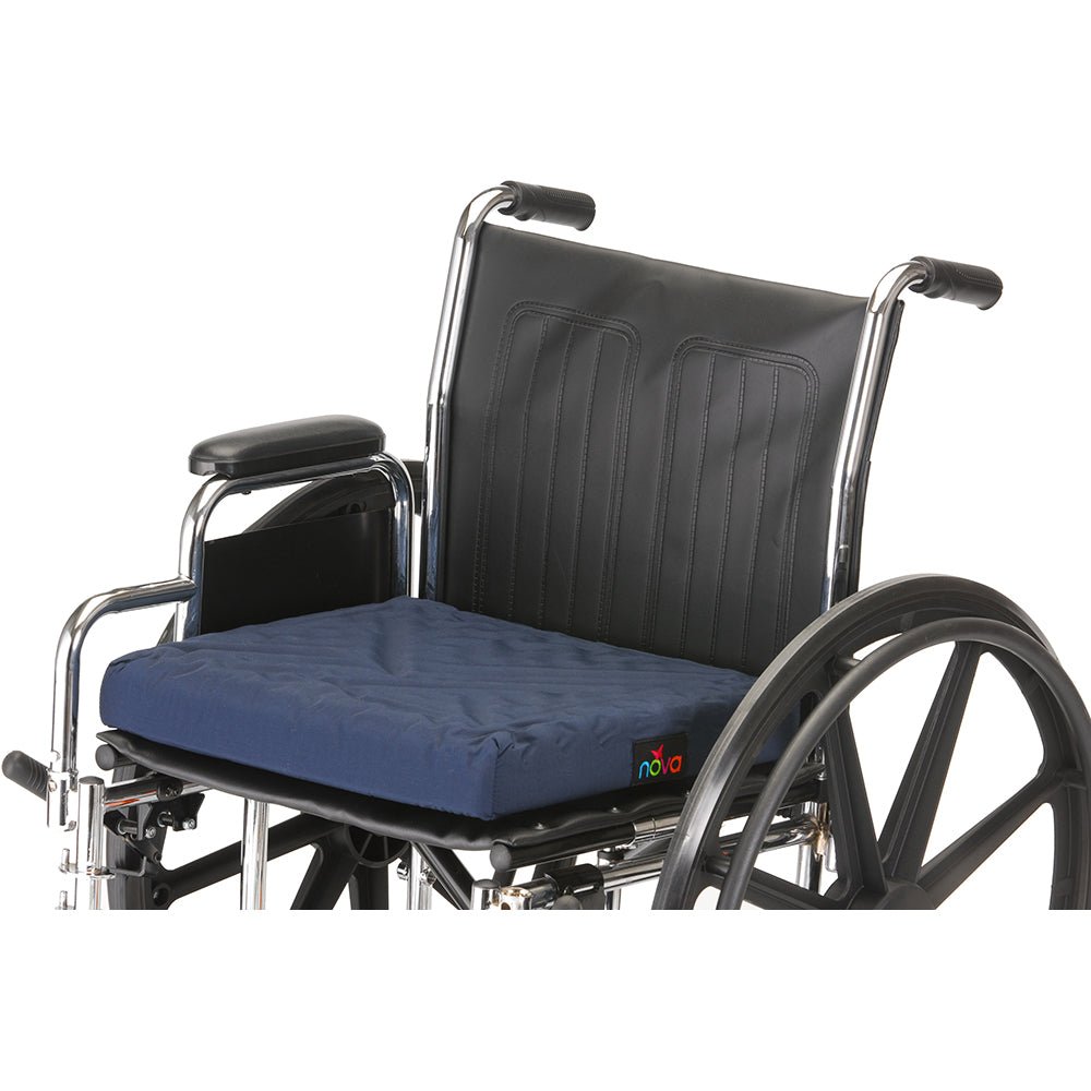 3 Convoluted Foam Cushion with Cover For 18 x 16 Wheelchair - Image 5
