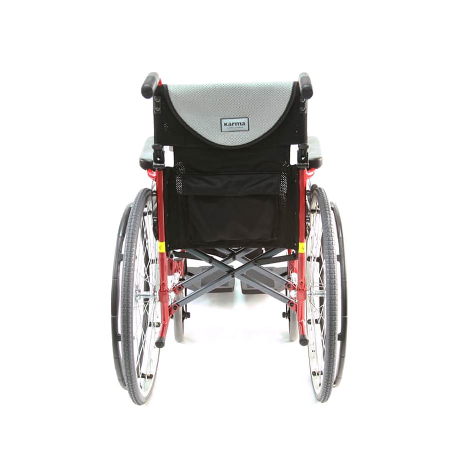 S-Ergo 105 18 seat Ergonomic Wheelchair with Fixed Footrest in Silver - Image 5